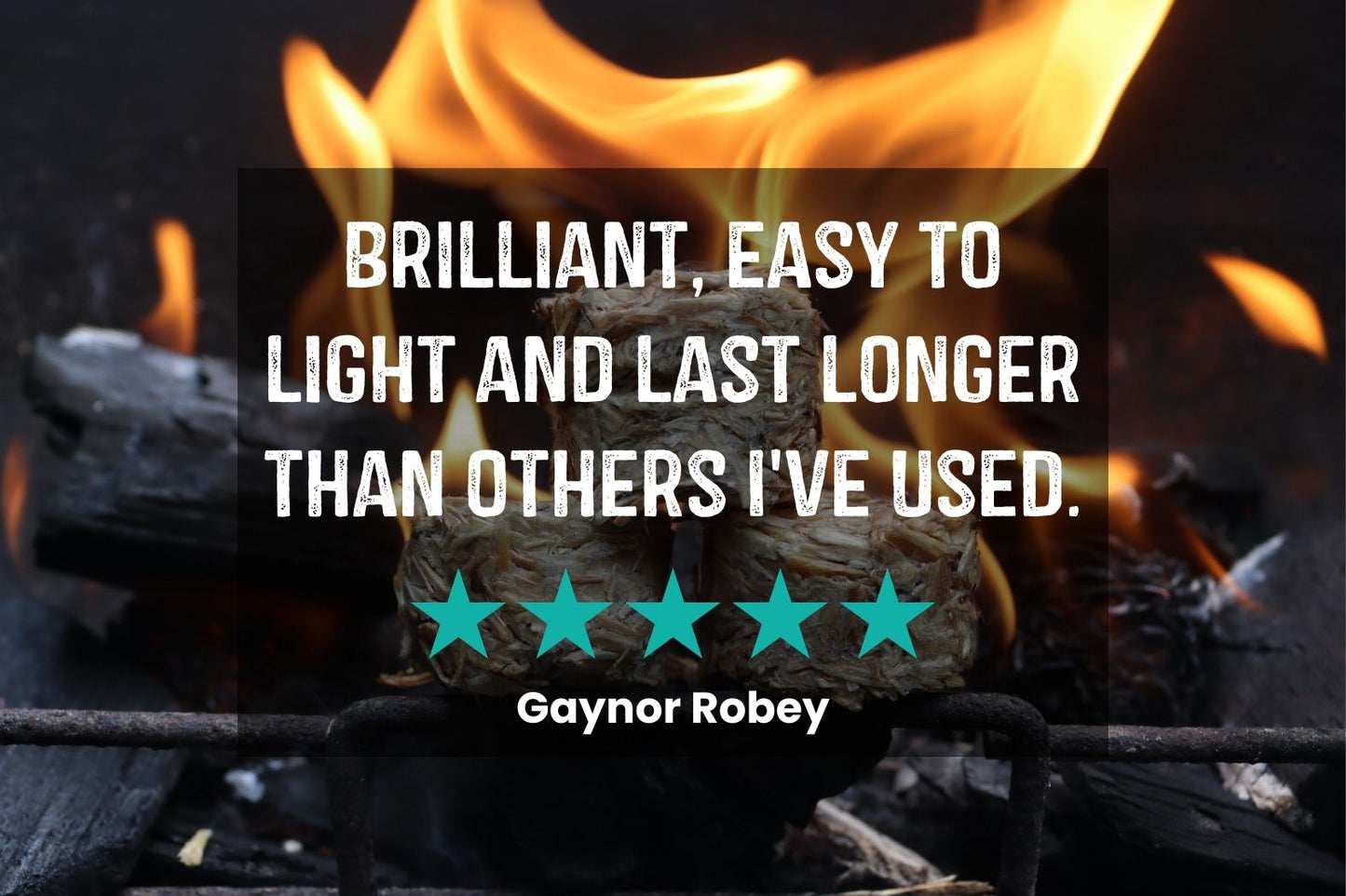 Customer review of Love Logs Natural Firelighters