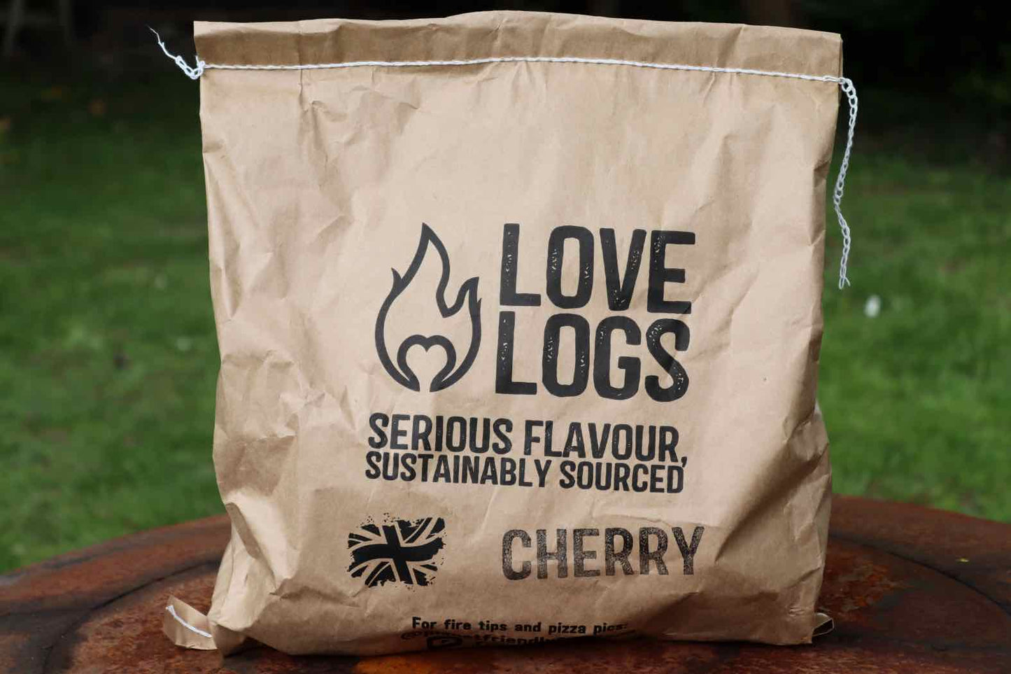 Love Logs Cherry Smoking Wood Chunks Bag