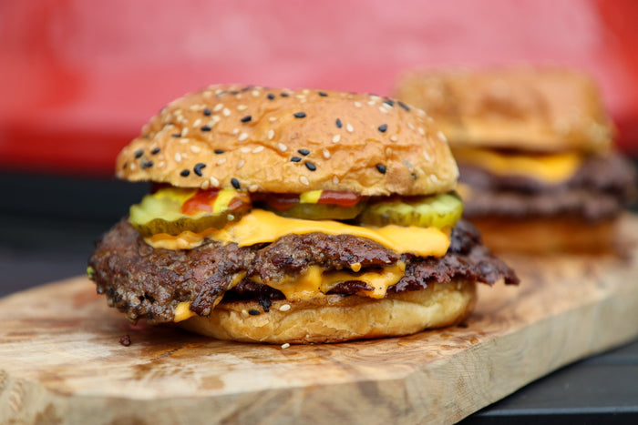 Double patty smash burgers