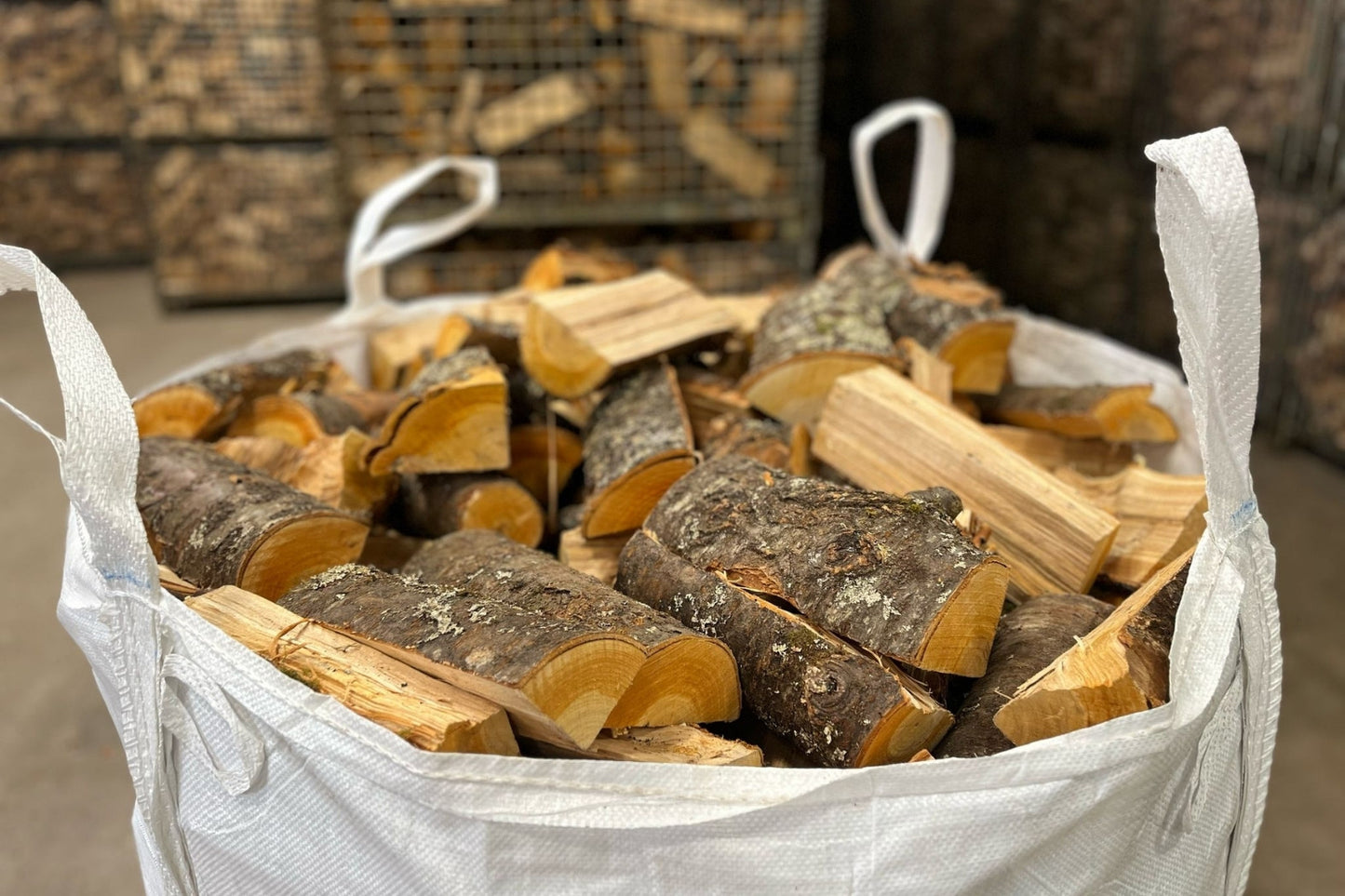 Love Logs Cherry Logs in Dumpy Bag