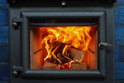 Love Logs wood burning in Esse log burner