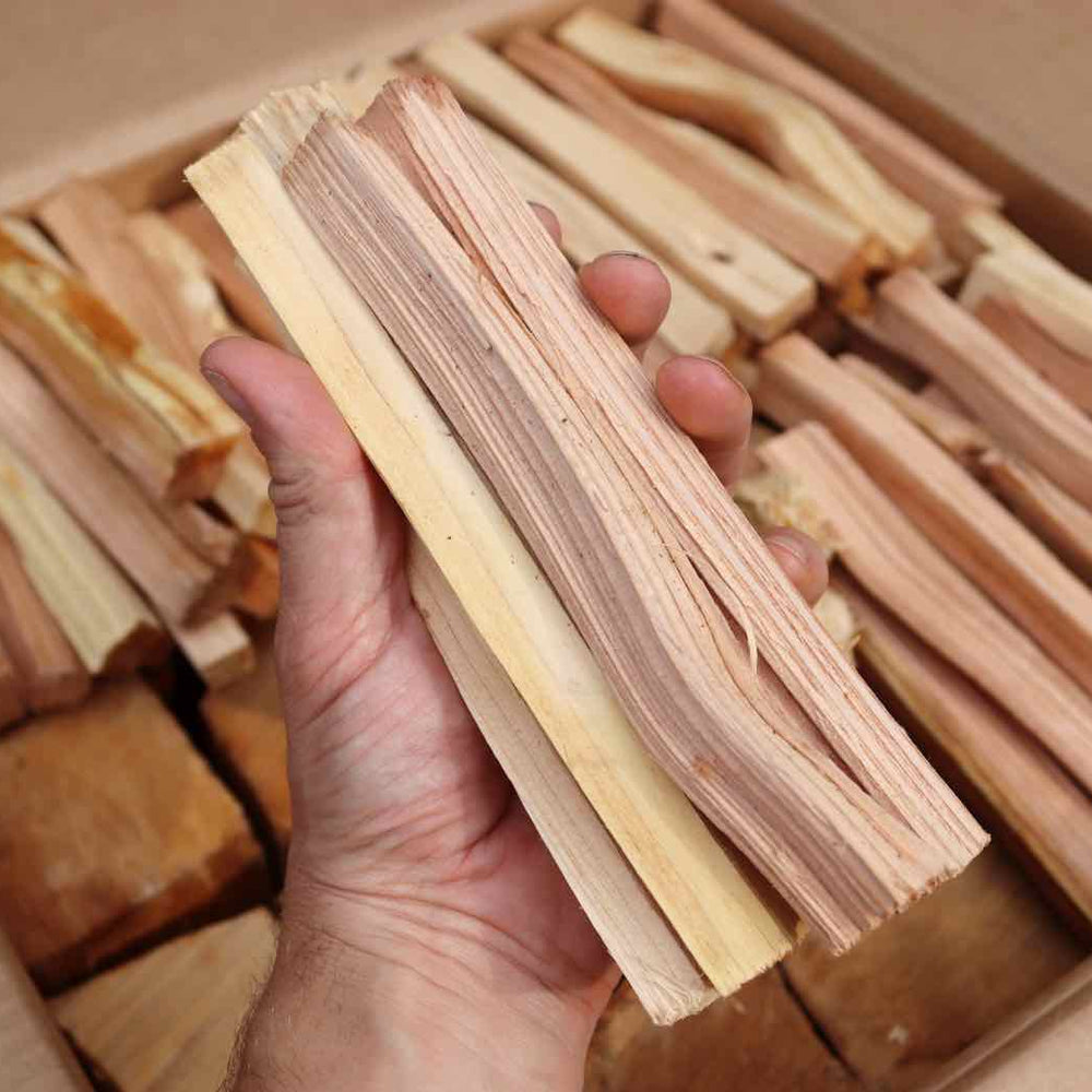 
                      
                        Love Logs Kiln Dried British Kindling in Hand
                      
                    