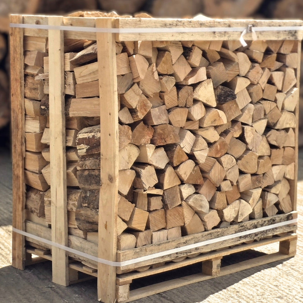 Large Crate of Ready to Burn Kiln Dried British Logs