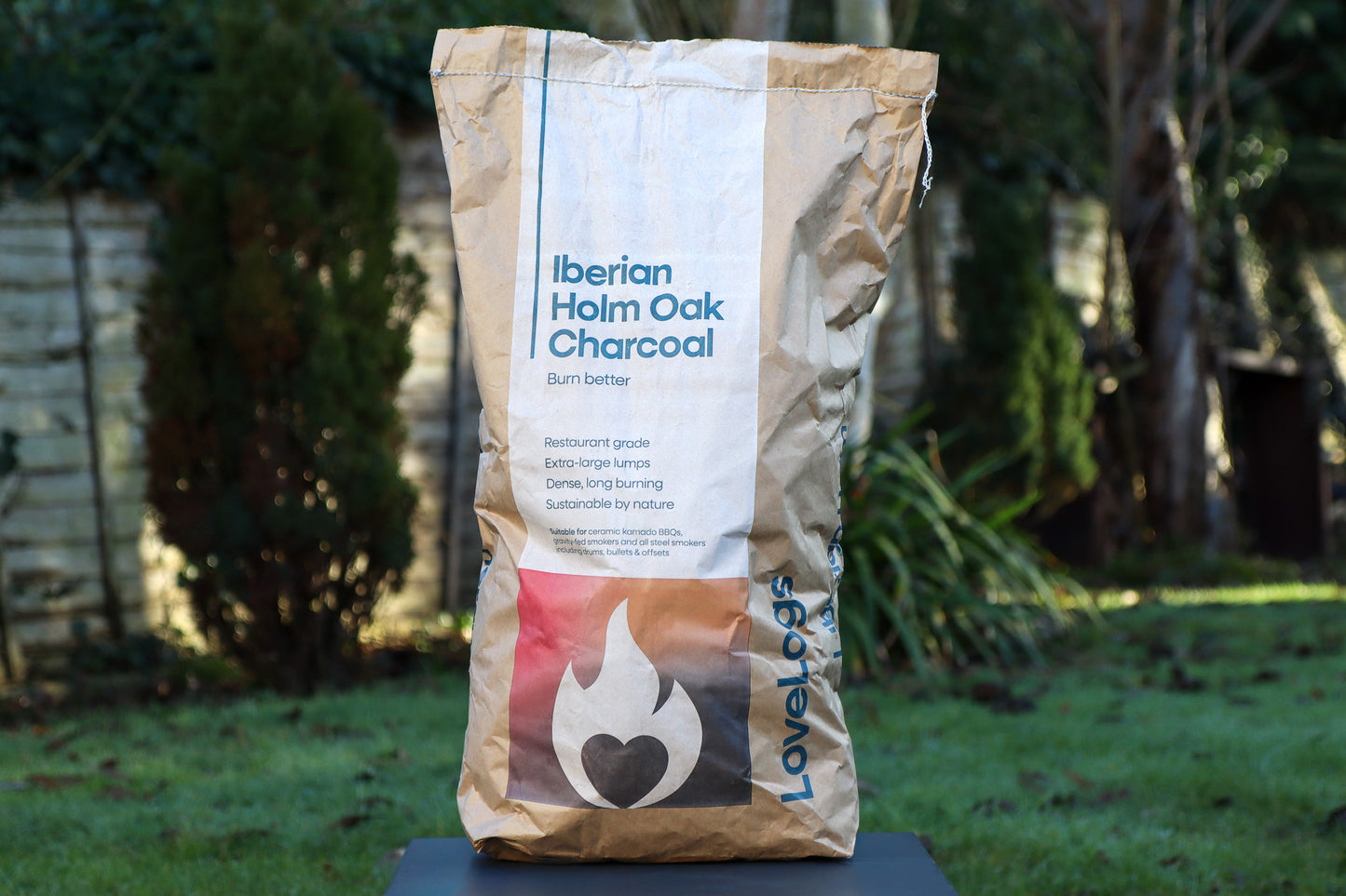 Love Logs long burning Iberian Holm Oak charcoal bag