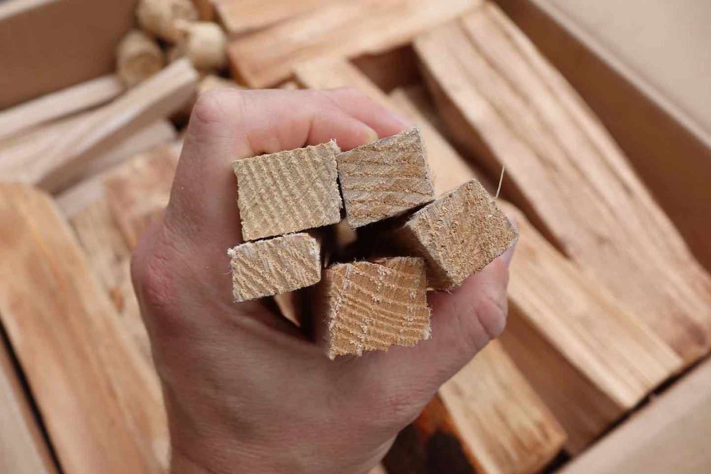 Love Logs Mixed Cooking Splits Hardwood Kindling End On