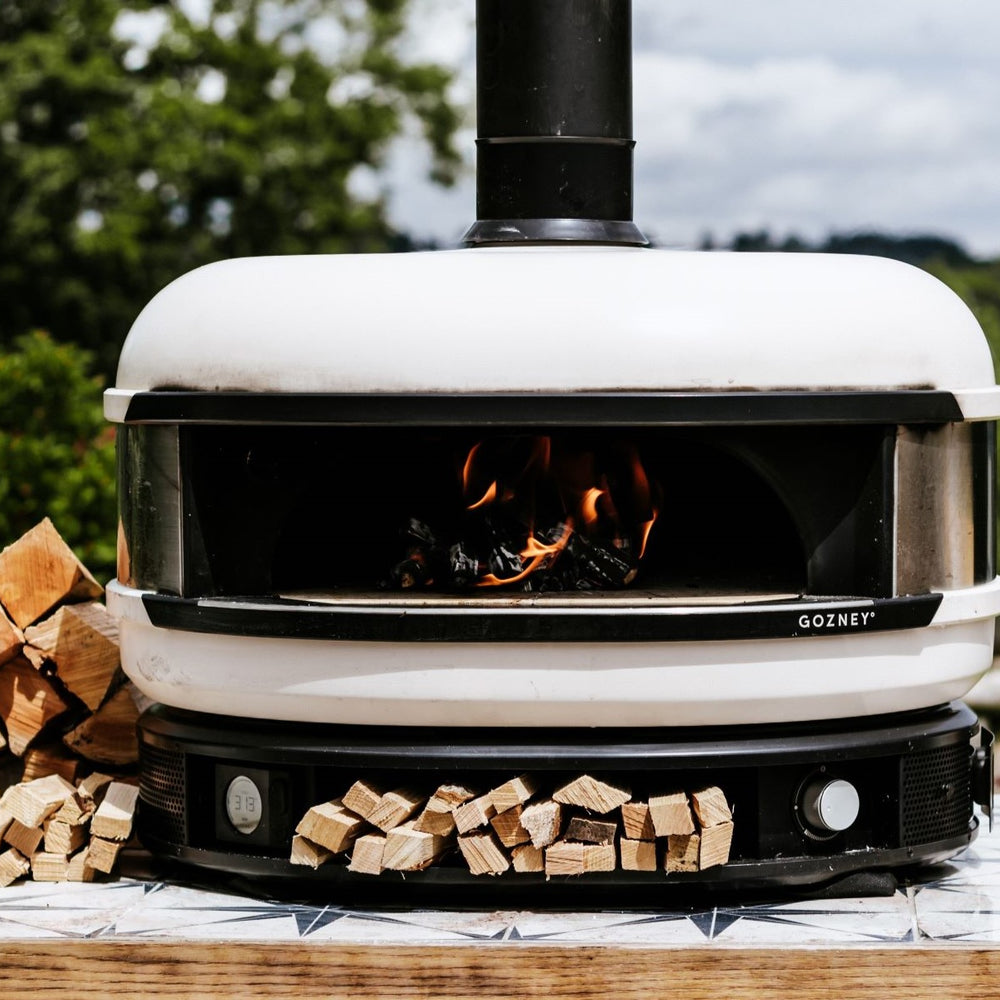 Love Logs Pizza Oven wood in Gozney Dome