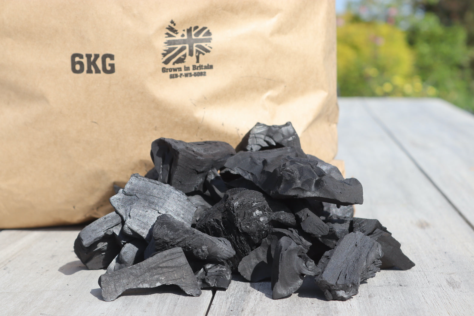 12kg British Applewood Charcoal Love Logs