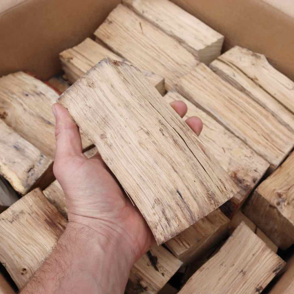 15cm Kiln Dried British Oak Log In Hand